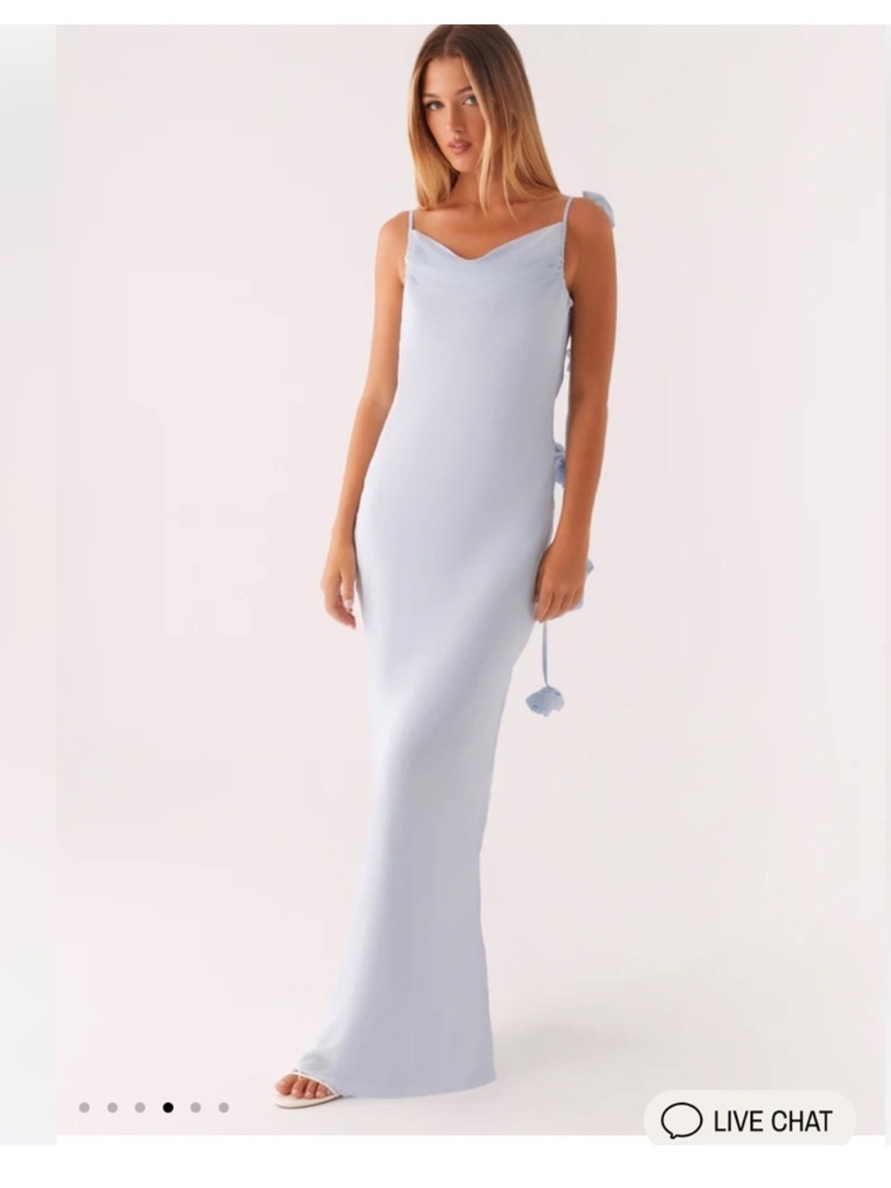 Peppermayo Light Blue Simona Maxi Dress